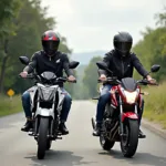 Honda Dax und Monkey Fahrverhalten Vergleich