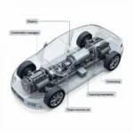 Aufbau eines Hybridfahrzeugs 2023