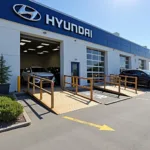 Behindertengerechte Werkstatt bei Hyundai