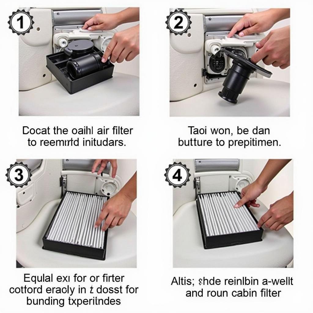 Replacing the cabin air filter - step-by-step instructions