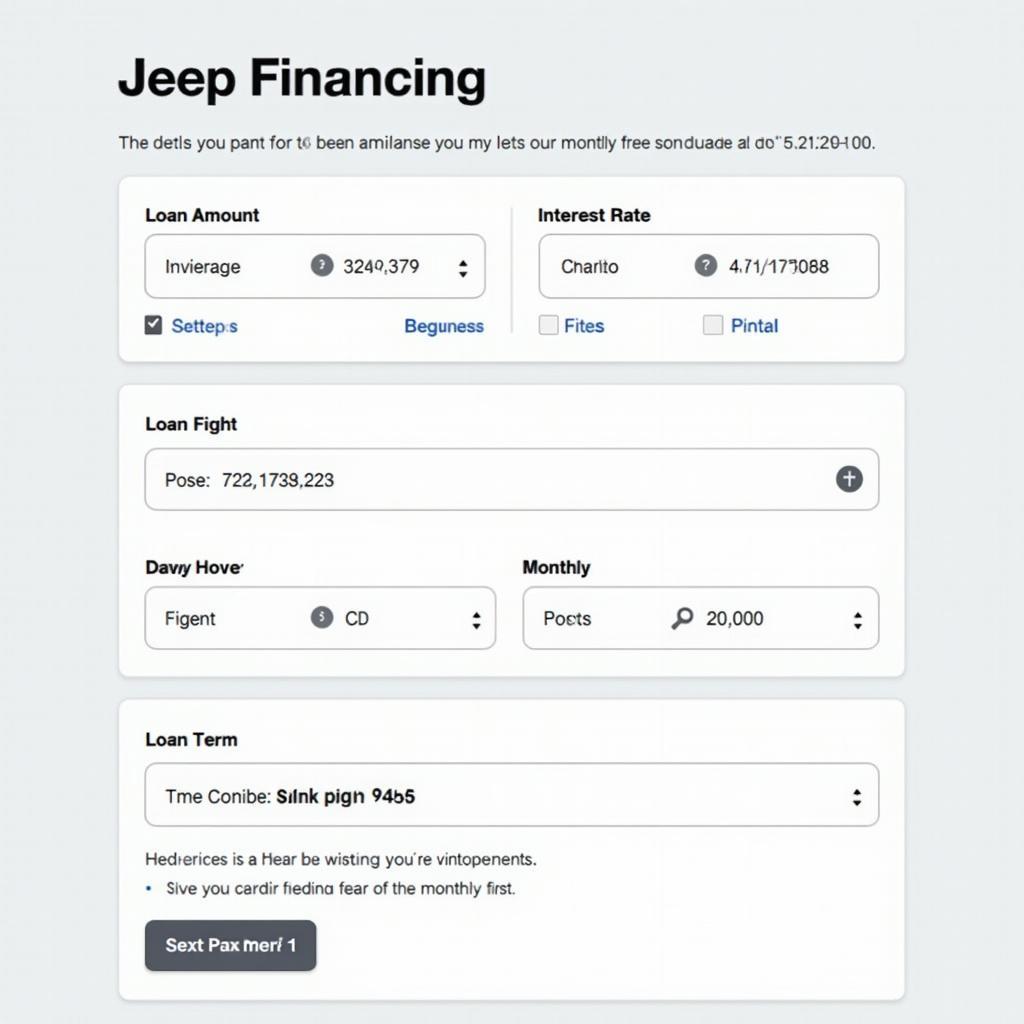 Jeep Finanzierungsangebote Online Rechner