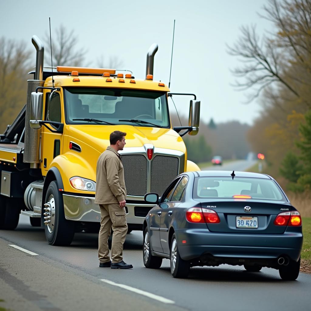 Pannendienst hilft Autofahrer