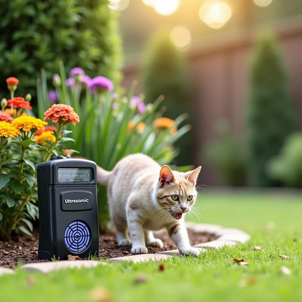 Katzenschreck im Garten - Ultraschallgerät