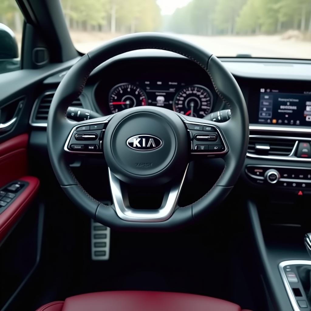 Kia Proceed GT Innenraum: Modernes Cockpit mit sportlichen Akzenten