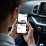 Kia XCeed Digitales Handbuch auf dem Smartphone