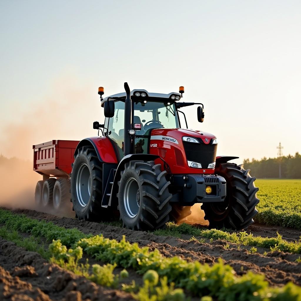 Kirowez K700 im Einsatz: Landwirtschaft