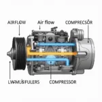 Kompressor im Auto Motor - Funktionsweise