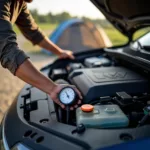 Auto-Check vor der Reise zum Kontiki Campingplatz