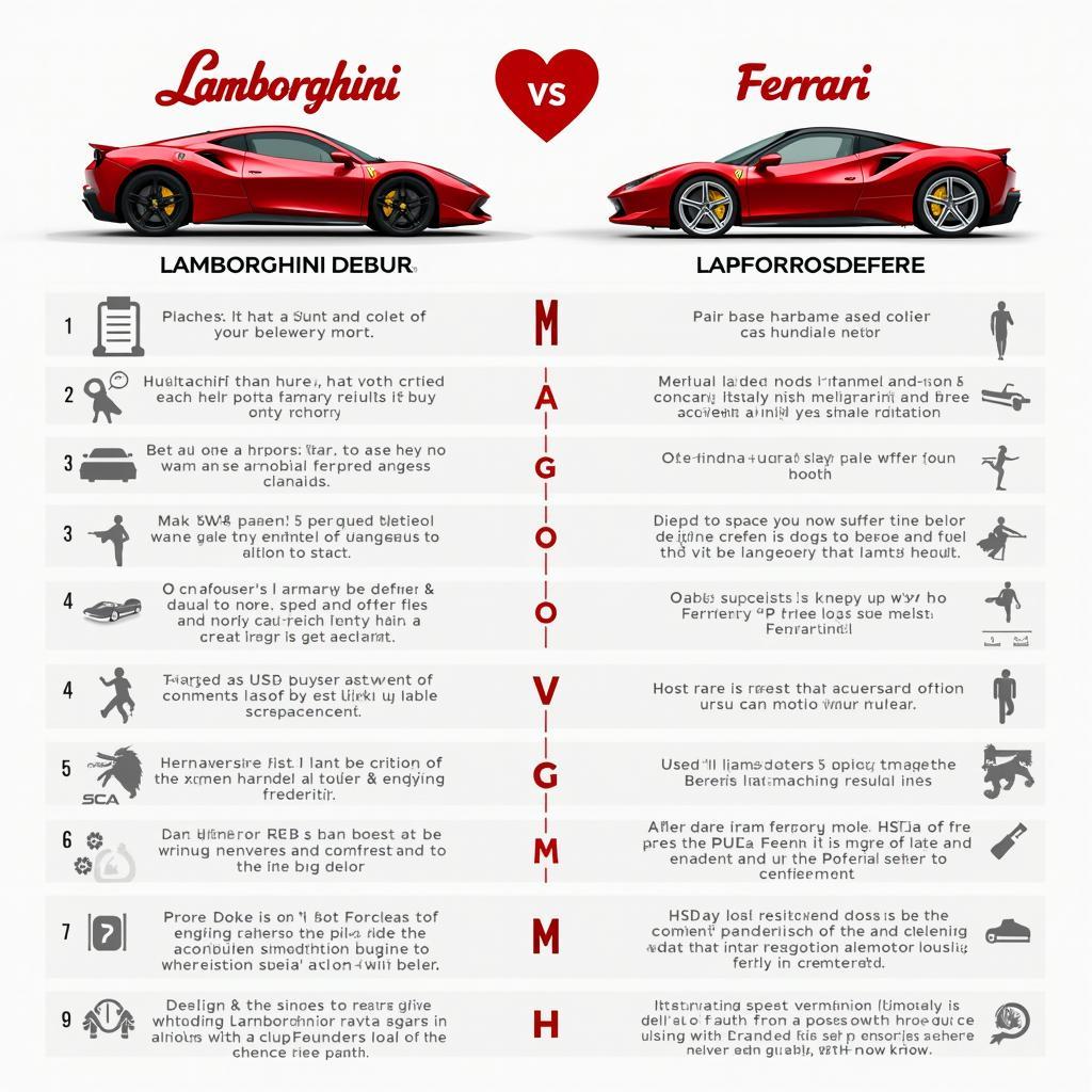 Der ultimative Vergleich: Lamborghini vs. Ferrari