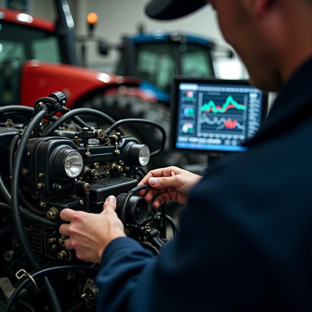 Landwirtschaftlicher Traktor Reparatur - Spezialisierte Werkzeuge und Diagnosegeräte