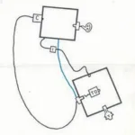 Schaltplan zum Anschließen einer 12V LED