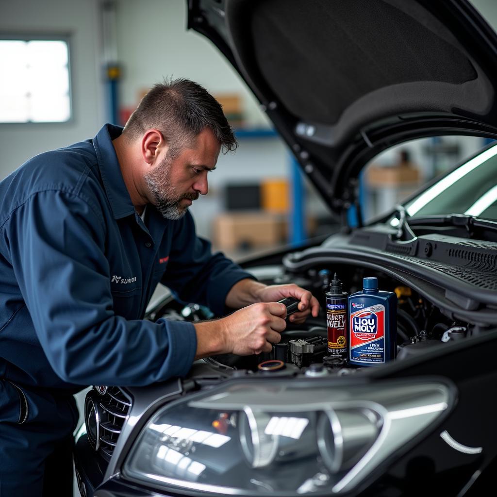 Liqui Moly Klimaanlagen Reinigung Service Werkstatt