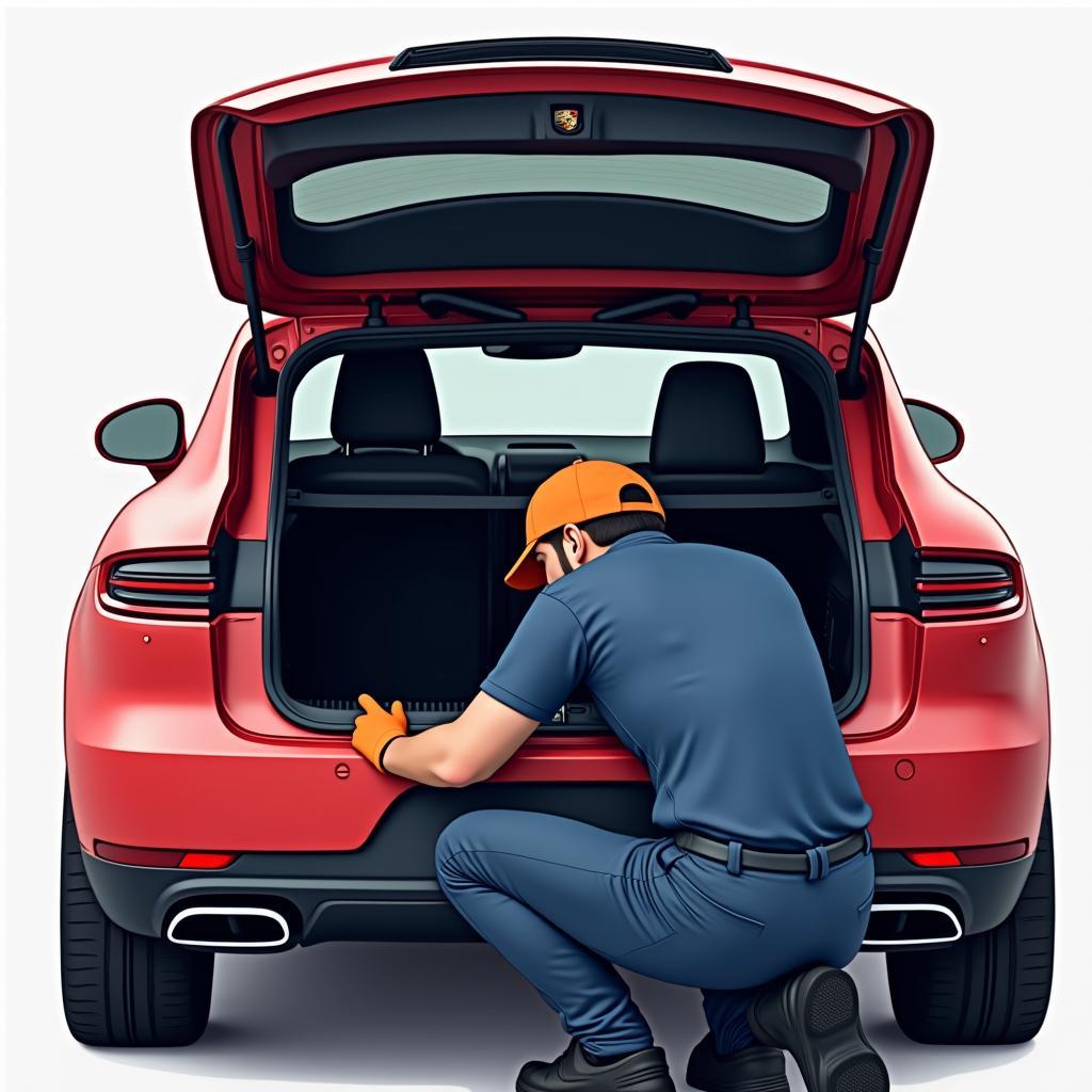 Porsche Macan Kofferraum Reparatur