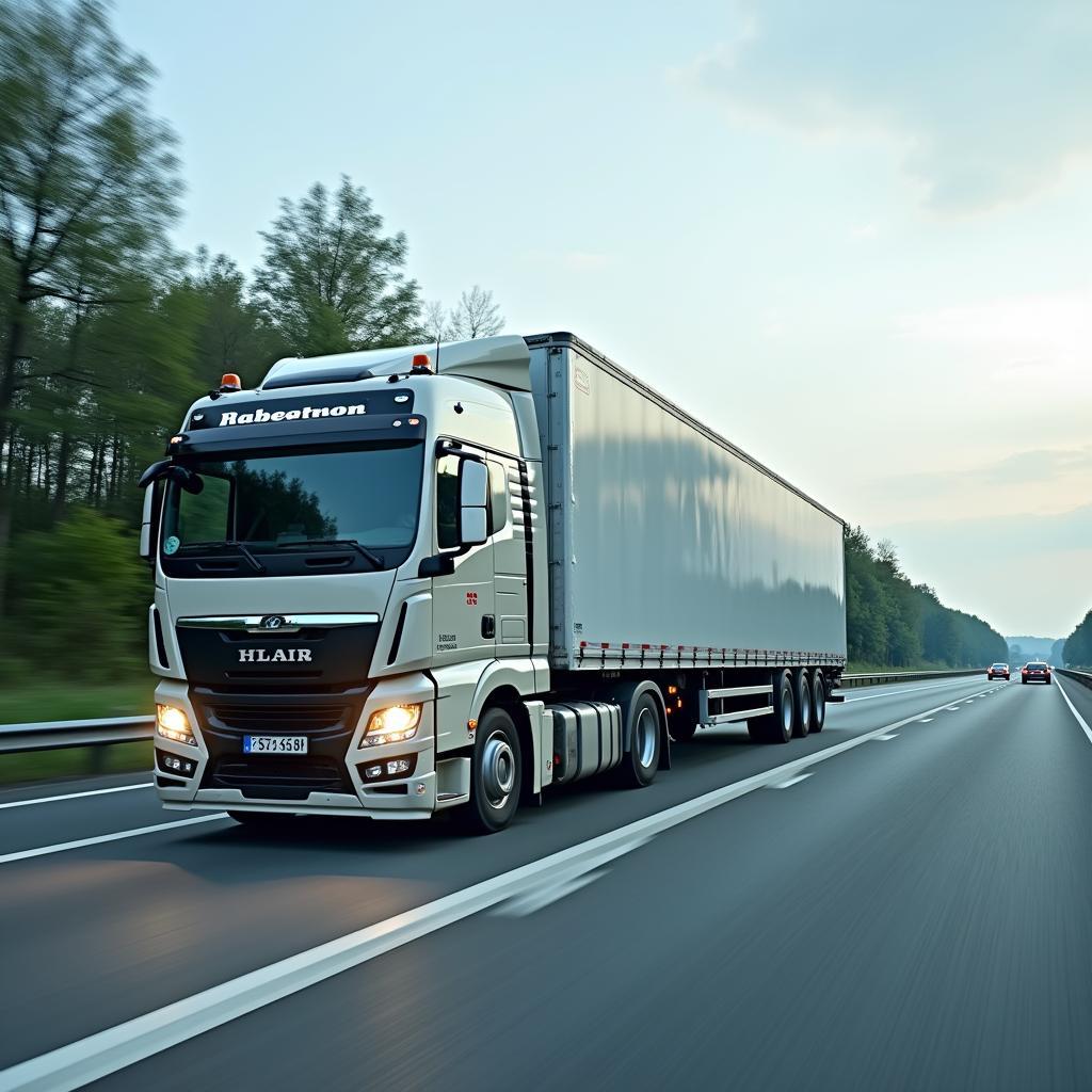 Maut ab 3.5 Tonnen: LKW auf deutscher Autobahn