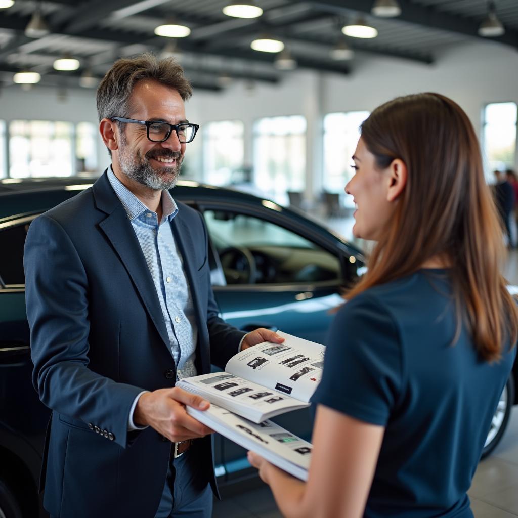 Beratung beim Mazda Händler