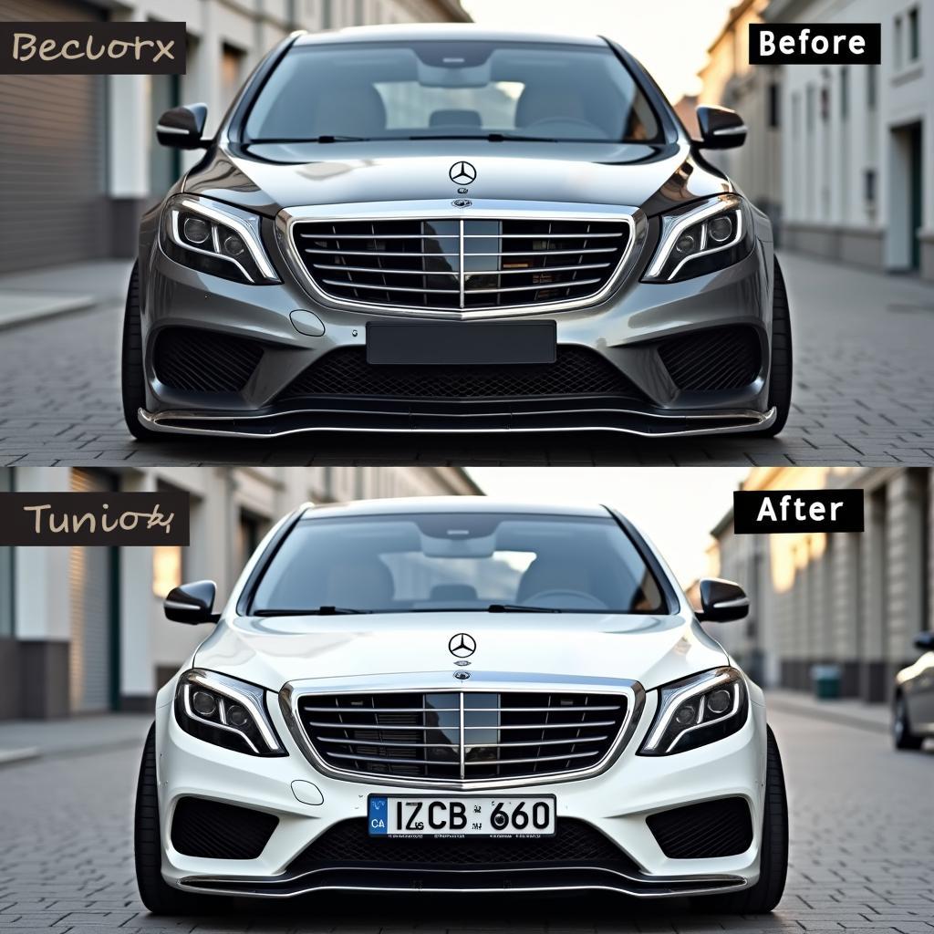 MB W212 Tuning Vorher Nachher Vergleich