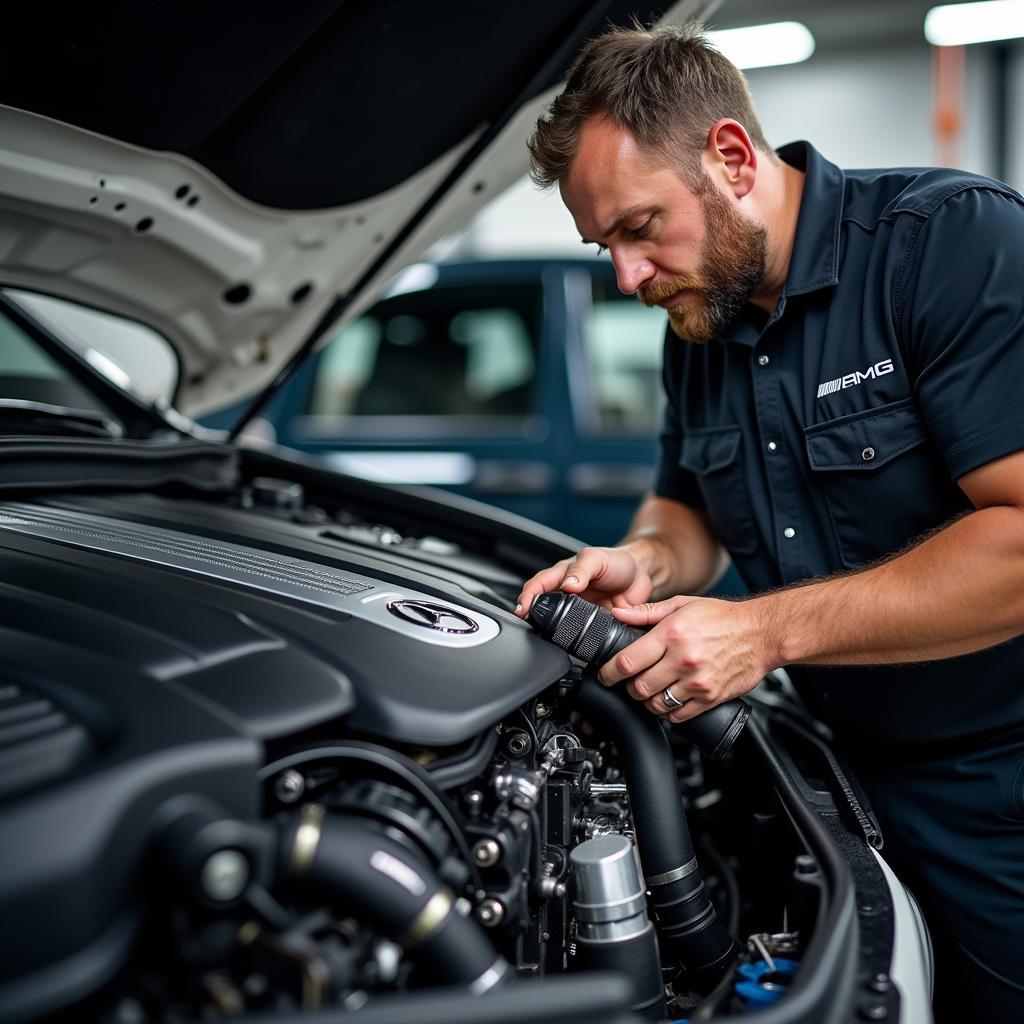 Mercedes AMG C63 Wartung