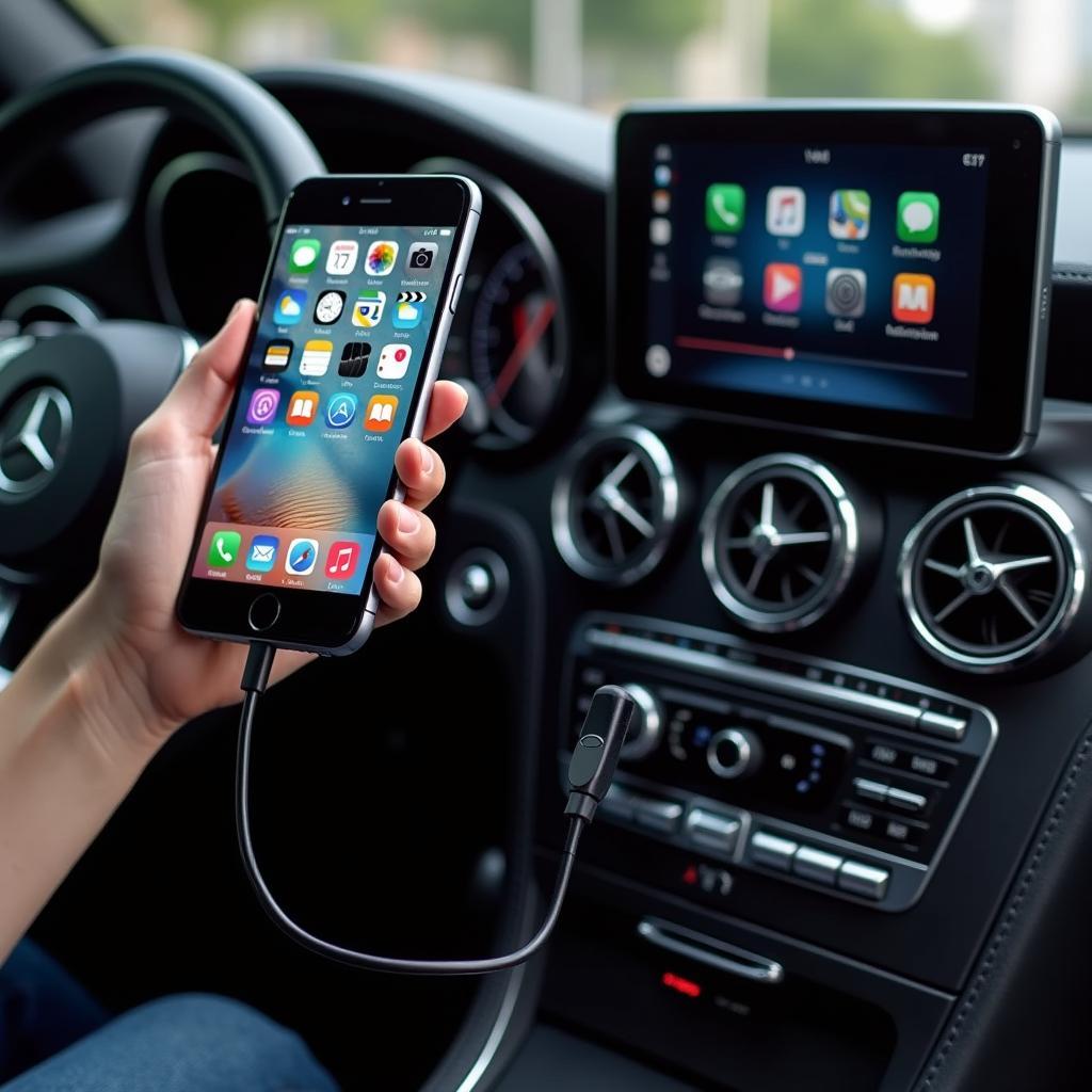 Integration af Mercedes Apps med smartphone