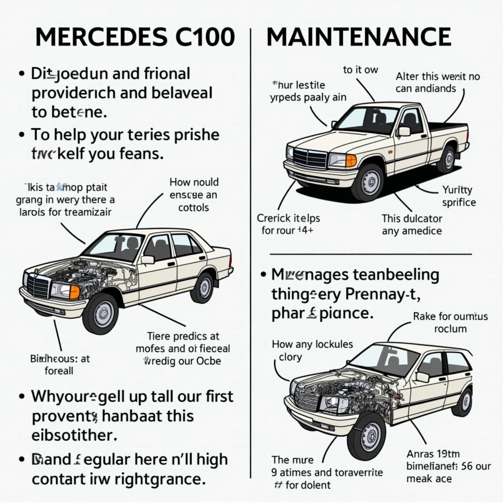 Mercedes C100 Wartung