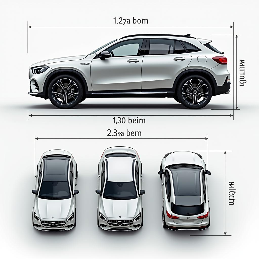 Mercedes EQA Länge und Abmessungen