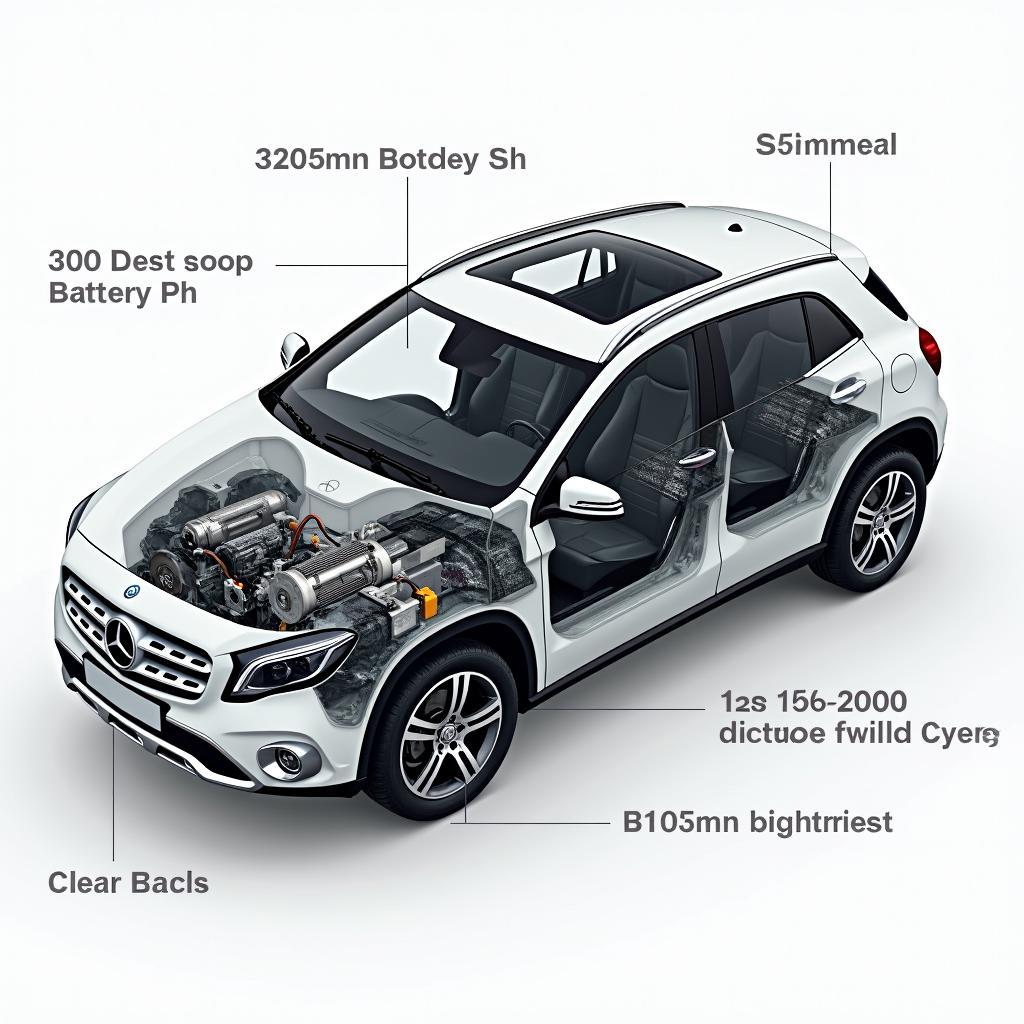 Mercedes GLA 250 e Plug-in-Hybrid Batterie