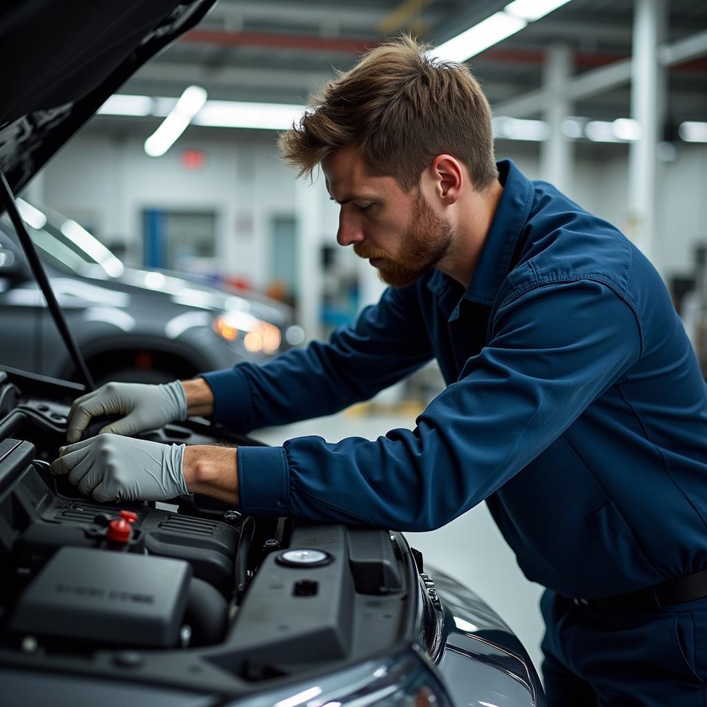 Reparatur eines Mercedes GLE 400 d