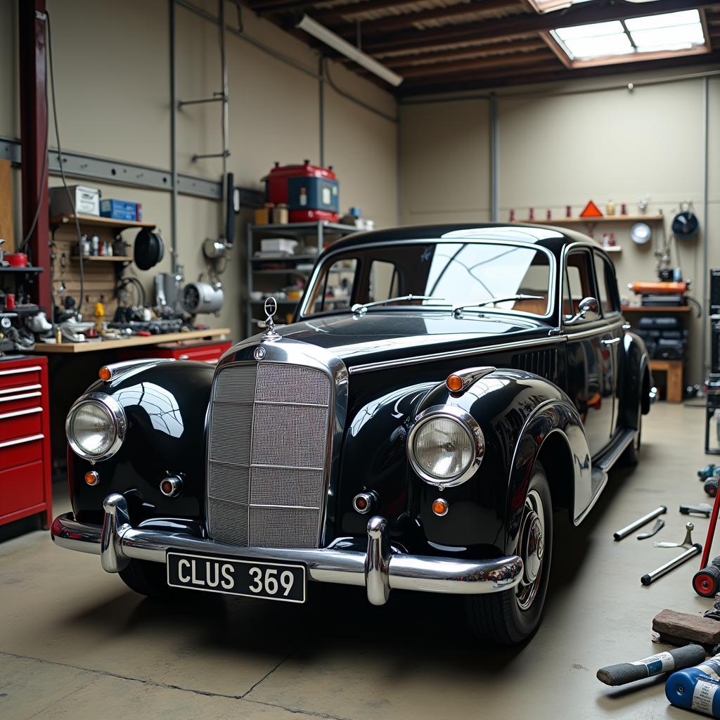 Mercedes Oldtimer Limousine Reparatur