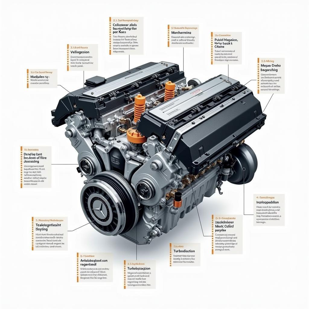 Mercedes V12 Motor Technik