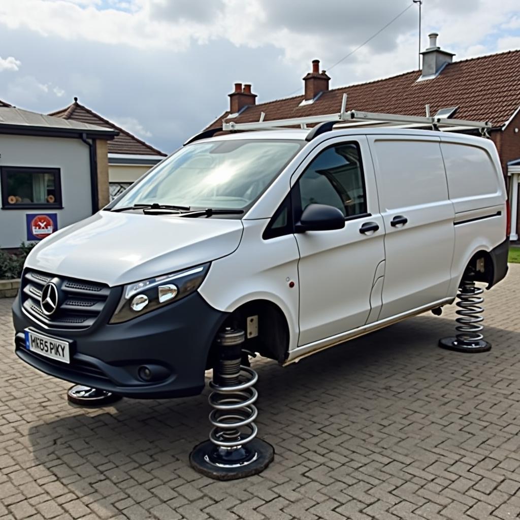 Mercedes Vito Höherlegung mit Federn