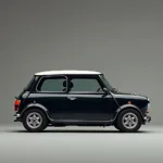 Mini Cooper 2002 im Profil: Klassisches Design und sportliche Linien.