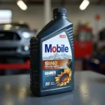 Mobile 5W40 Motoröl Flasche