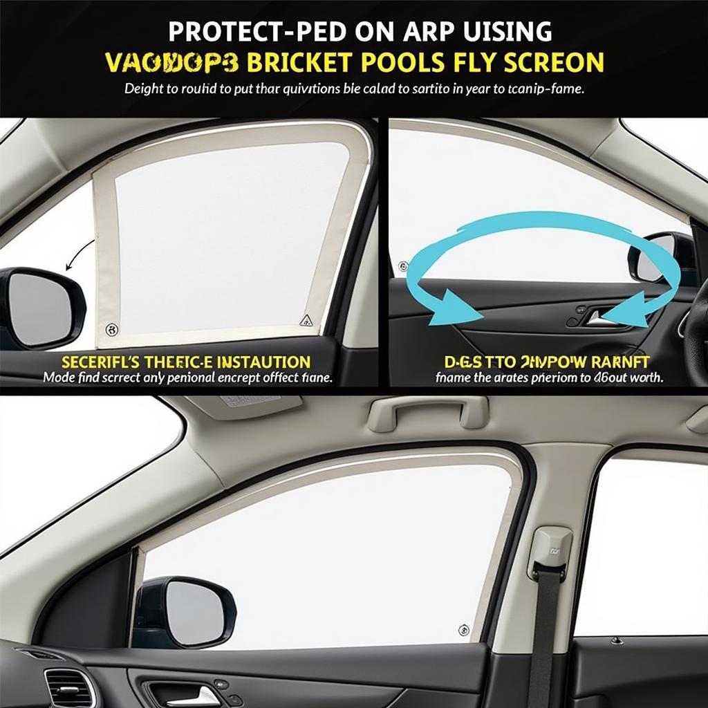 Advantages of using mounting brackets for car window screens