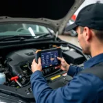 Motorfehlerdiagnose in der Werkstatt