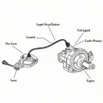 Motorrad Kupplungszug Funktion