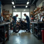 Motorrad Reparatur Werkstatt in Hanau