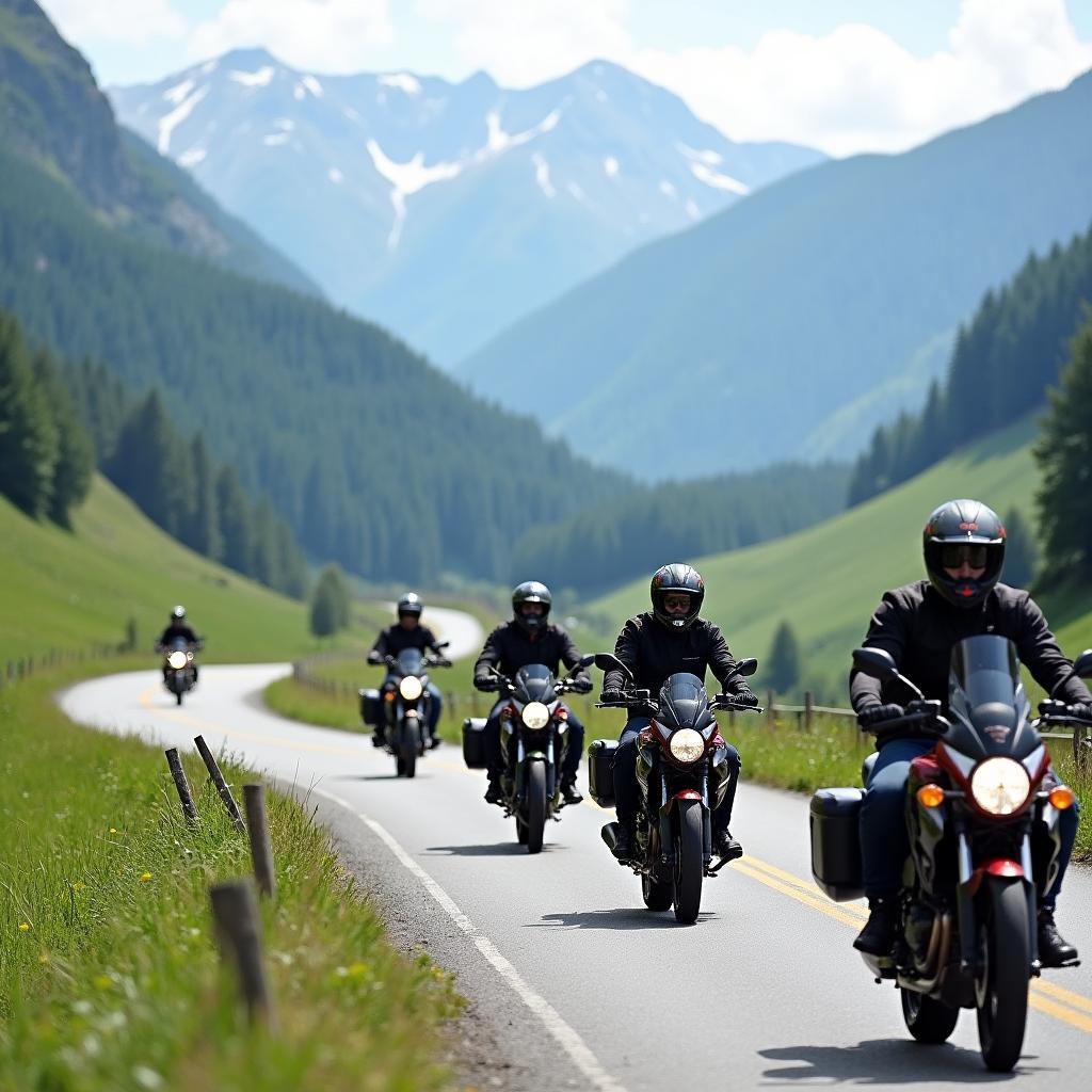 Motorrad Sonderfahrten auf der Panoramastraße