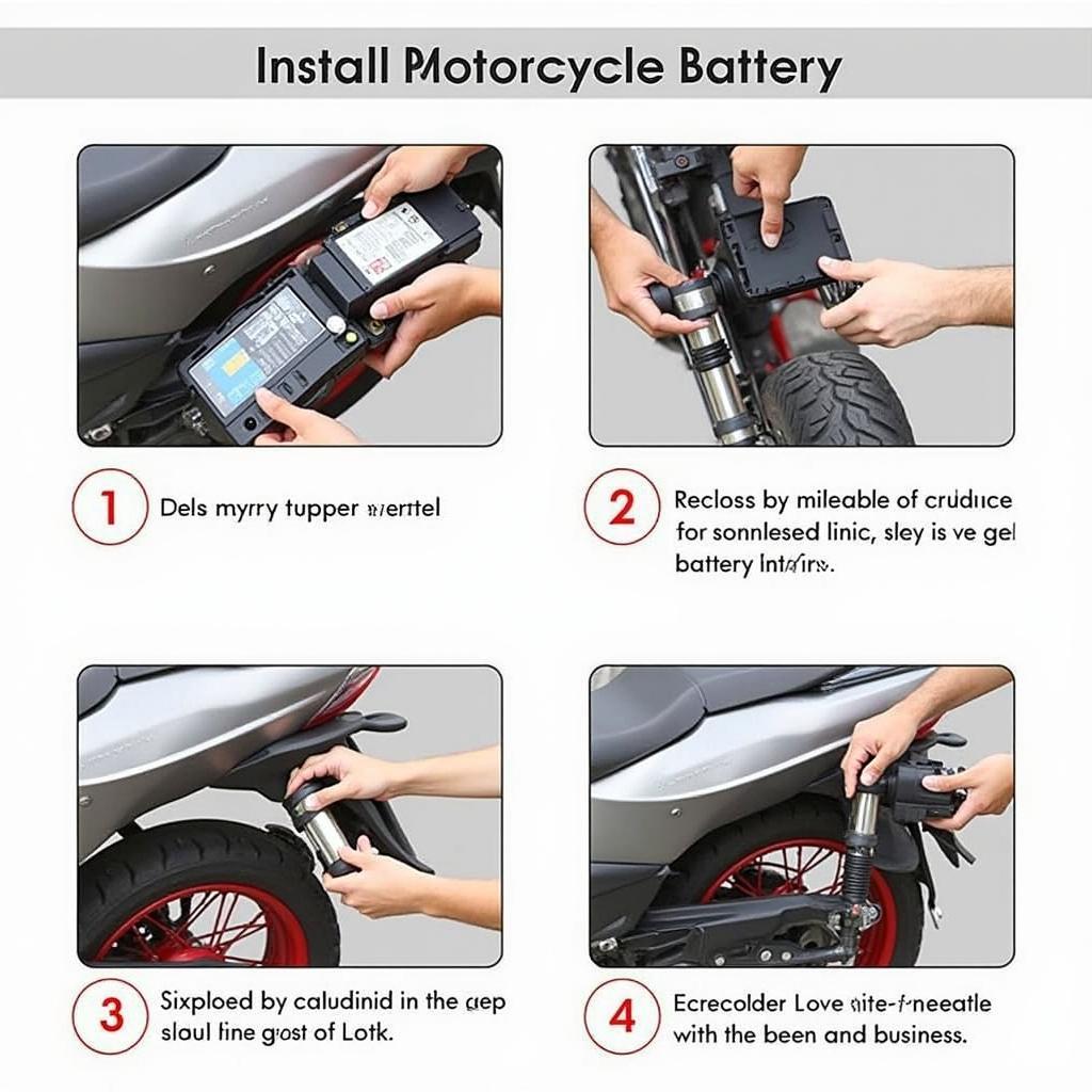 Motorradbatterie Einbauanleitung