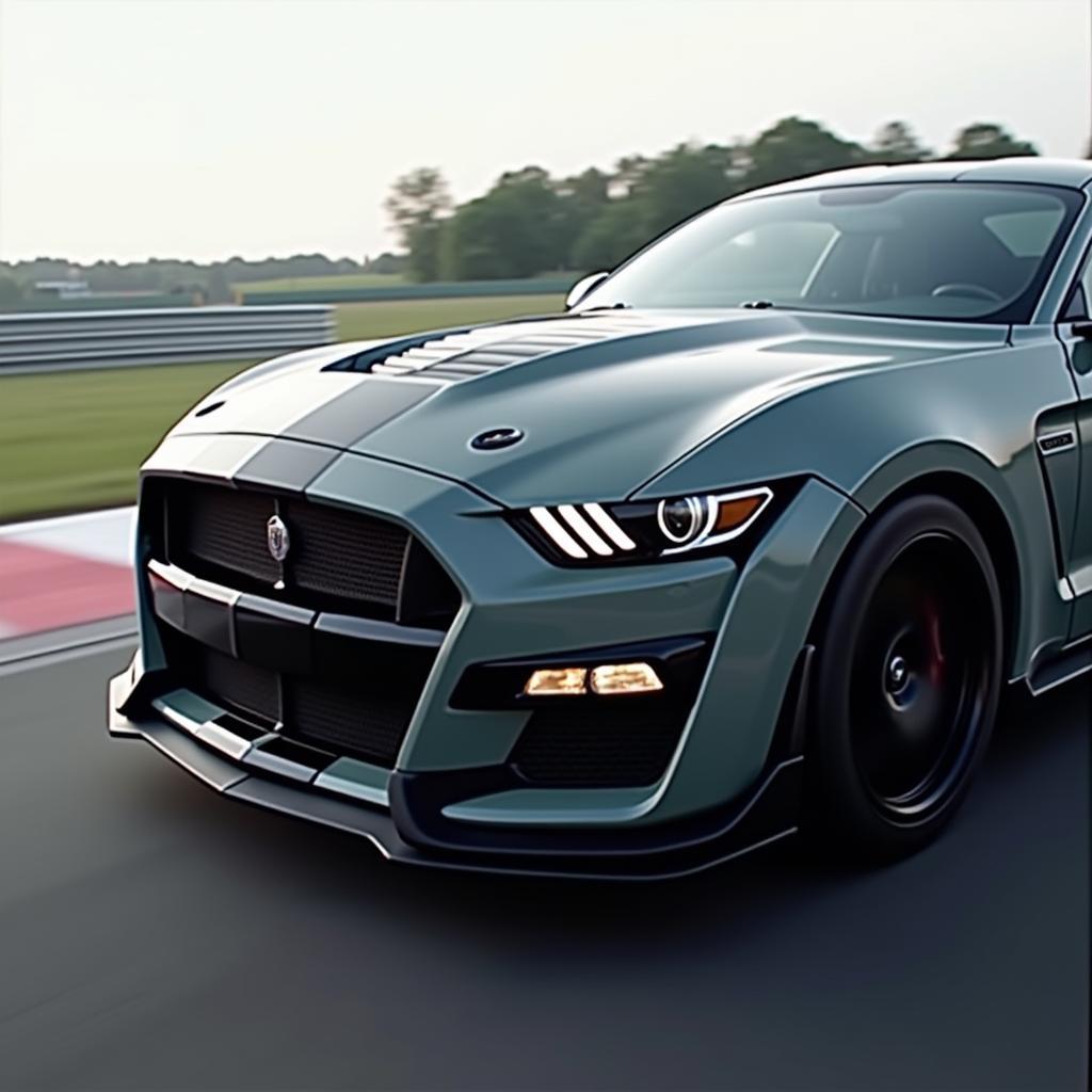 Der beeindruckende Mustang GT Shelby 500 in Aktion.