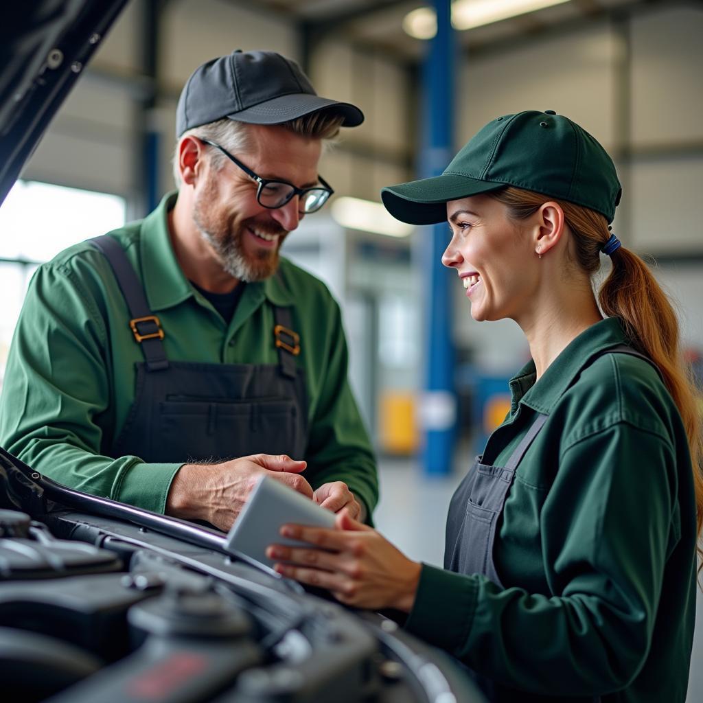 Nachhaltige Autowerkstatt für den Regenwaldschutz