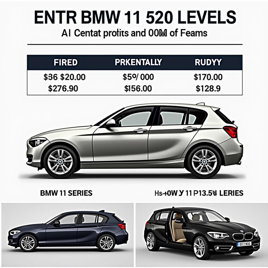 BMW 1er Ausstattungsvarianten und Preisgestaltung