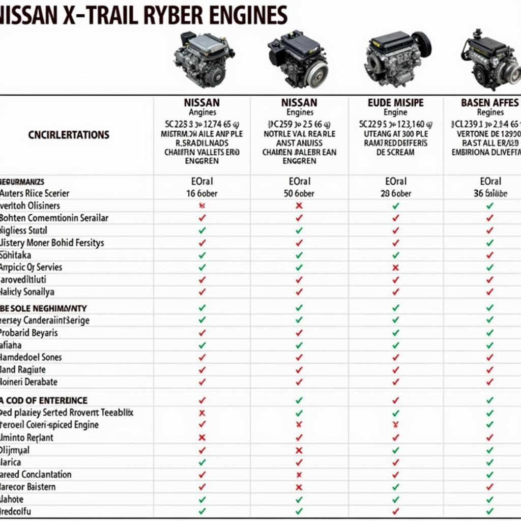 Nissan X-Trail Motor Vergleich