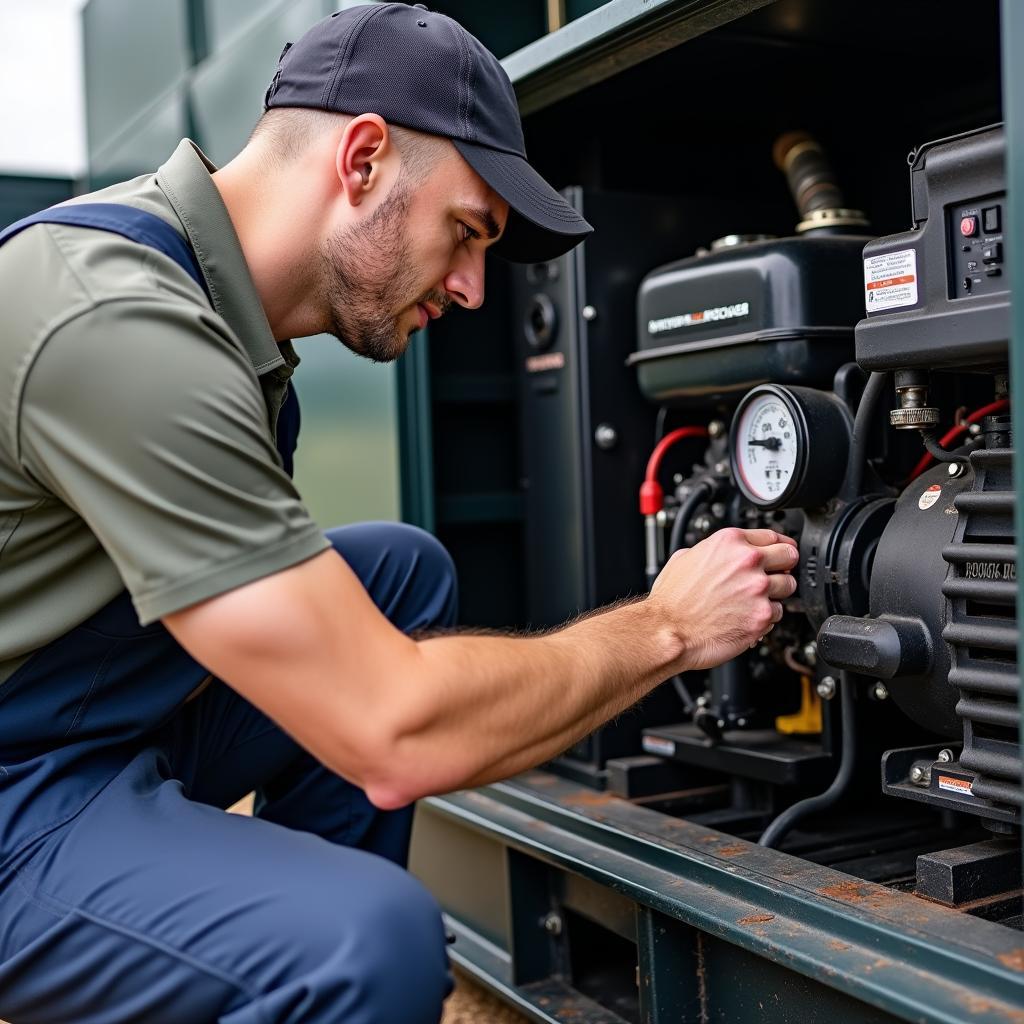 Perawatan generator cadangan bertenaga gas