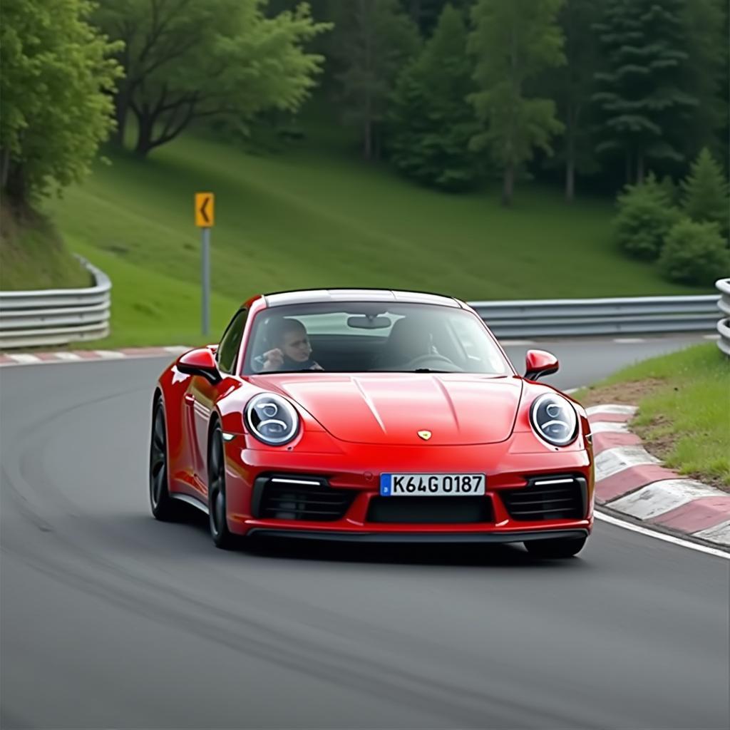 Porsche 911 auf dem Nürburgring