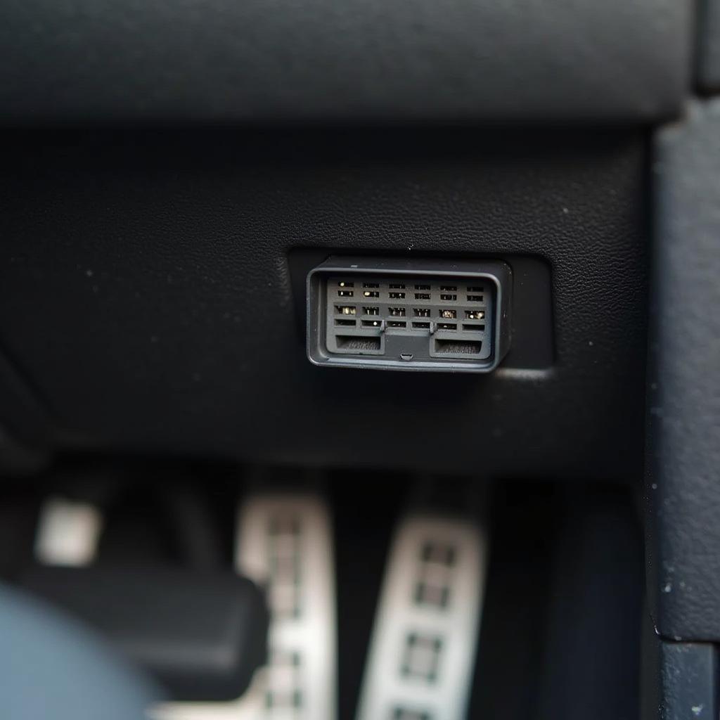 OBD Stecker Anschluss im Audi A4