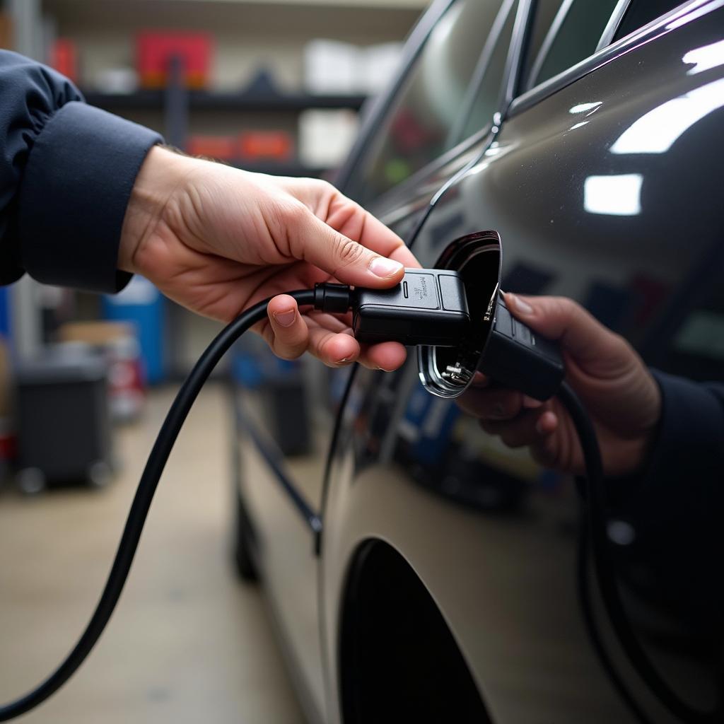 OBD USB Kabel Anschluss an Fahrzeug