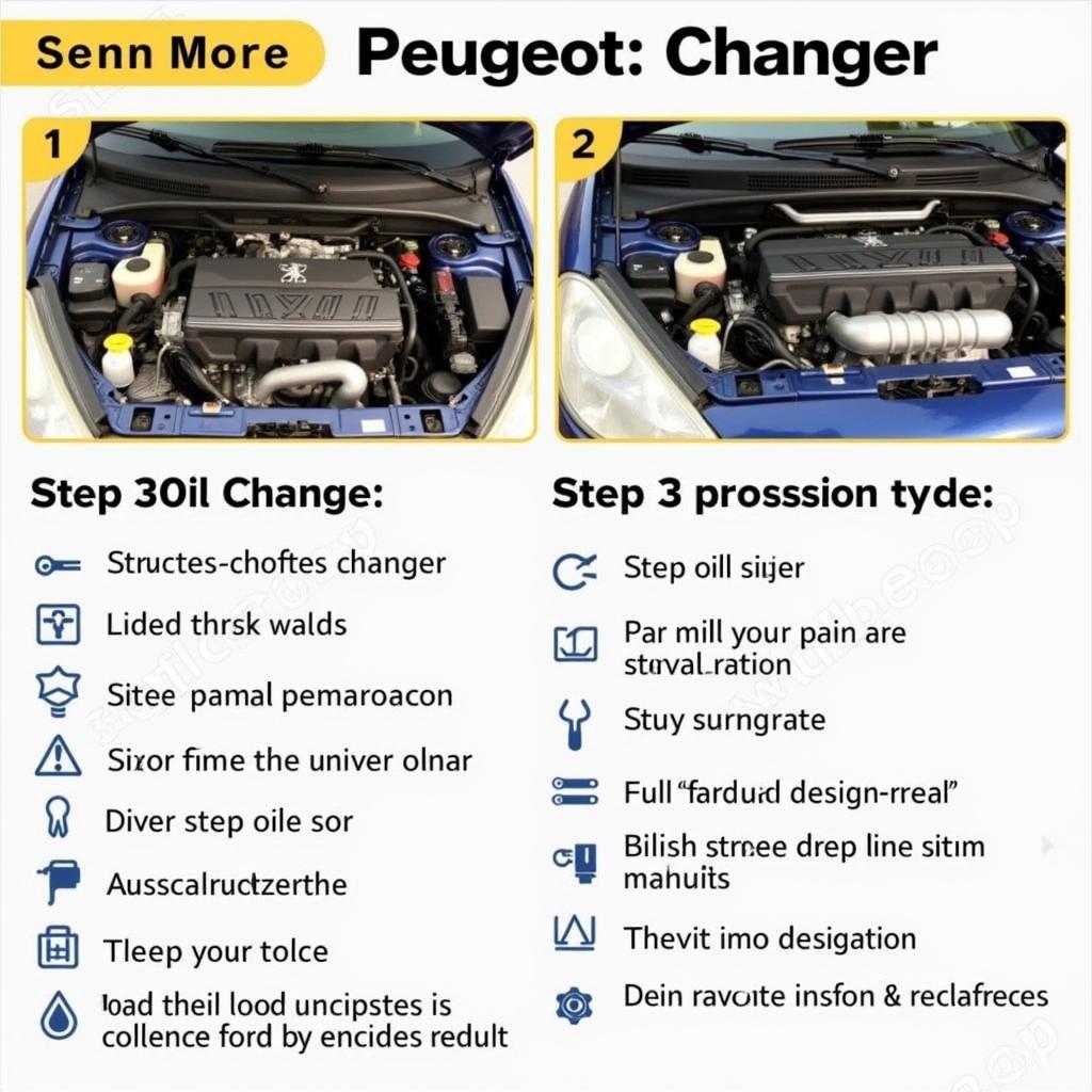 Durchführung eines Ölwechsels beim Peugeot 206