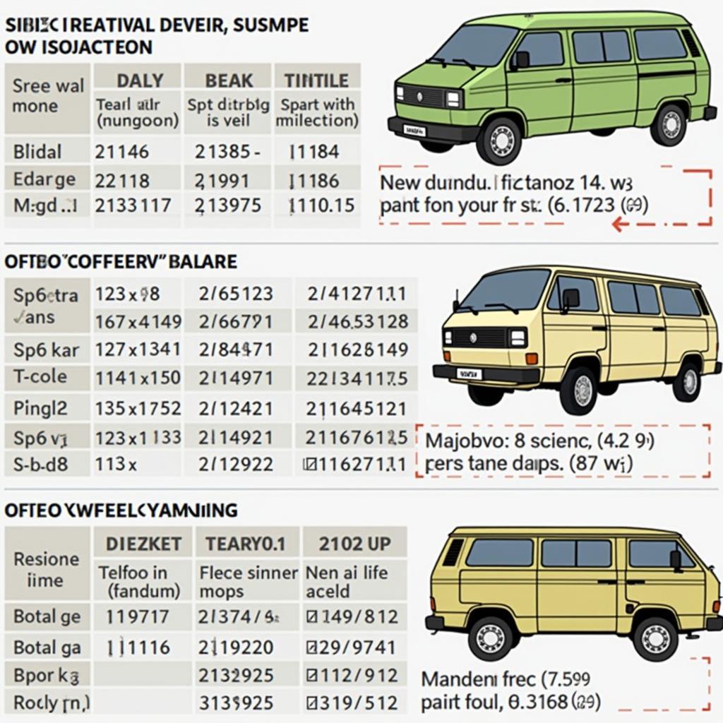 Vergleich Opel Alpincamper mit VW T2:  Ähnlichkeiten und Unterschiede in Bezug auf Größe, Leistung und Ausstattung.