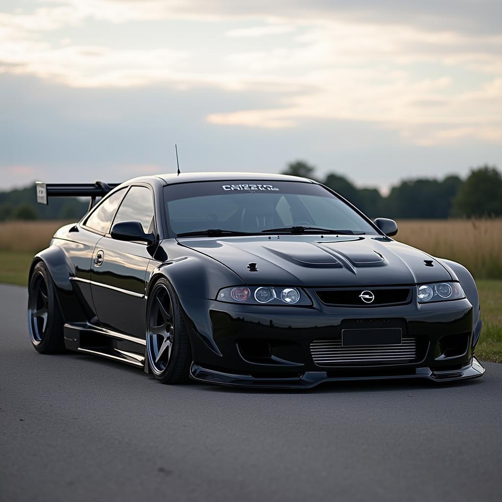 Opel Calibra Widebody Completato