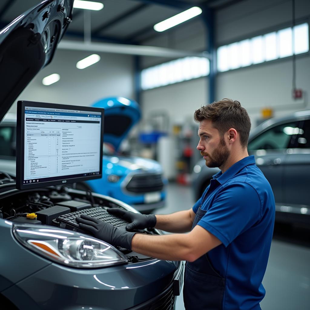 Riparazione di veicoli Opel con TIS Opel