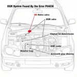 VW Abgasrückführungssystem mit Fehler P04030